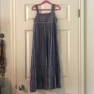 Girls chambray maxi dress